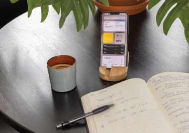 Logotrade promotional giveaway picture of: Bamboo tablet and phone holder