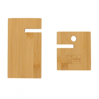 Logotrade promotional items photo of: Bamboo phone stand in kraft box