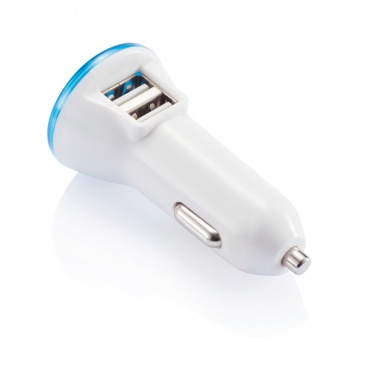 Logotrade promotional product picture of: Powerful dual port car charger