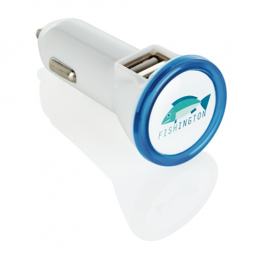 Logotrade promotional item picture of: Powerful dual port car charger