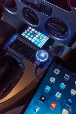 Logo trade business gifts image of: Powerful dual port car charger