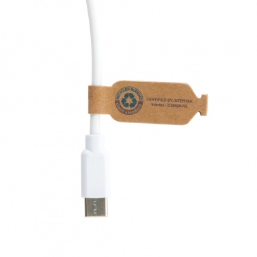 Logo trade promotional products image of: RCS recycled plastic Ontario 6-in-1 cable
