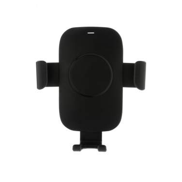Logo trade advertising product photo of: RCS recycled plastic 10W wireless charging car holder