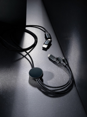 Logotrade advertising product image of: Terra RCS recycled aluminium 120cm 6-in-1 cable