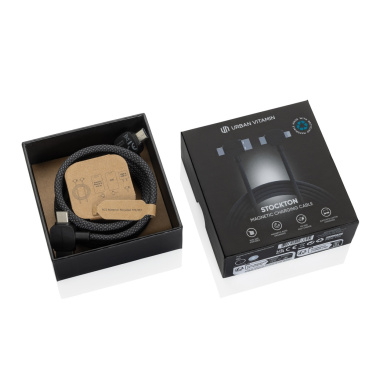 Logotrade promotional item picture of: Urban Vitamin Stockton 65W RCS RTPE/RPET magnetic cable