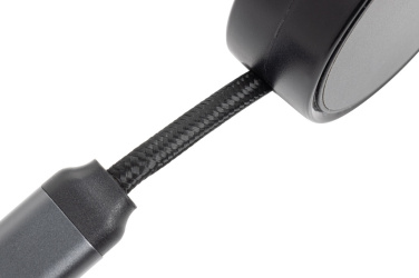 Logotrade promotional items photo of: Terra RCS recycled aluminium retractable 6 in 1 cable