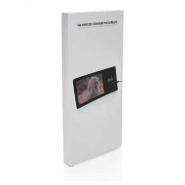 Logo trade promotional gift photo of: 5W Wireless charger and photo frame