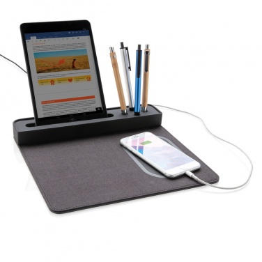 Logotrade promotional item picture of: Air mousepad with 5W wireless charging and USB