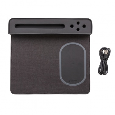 Logo trade promotional items picture of: Air mousepad with 5W wireless charging and USB