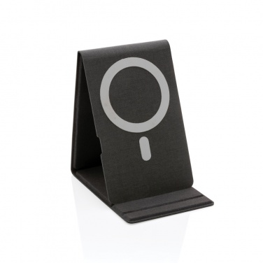 Logo trade promotional products image of: Artic Magnetic 10W wireless charging phone stand