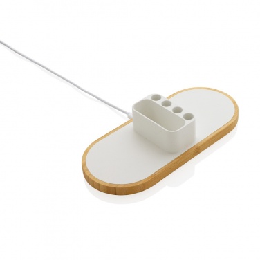 Logotrade promotional merchandise picture of: Ontario RCS rplastic 10W dual wireless