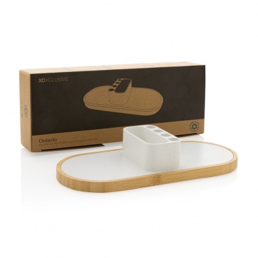 Logotrade corporate gift image of: Ontario RCS rplastic 10W dual wireless