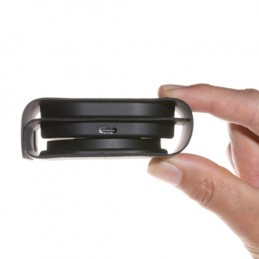 Logo trade promotional merchandise photo of: Swiss Peak RCS rplastic 3-in-1 wireless 15W travel charger