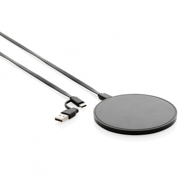 Logotrade business gift image of: RCS standard recycled plastic 10W wireless charger