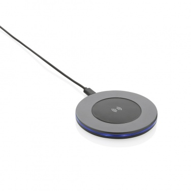 Logo trade promotional giveaways image of: Terra RCS recycled aluminium 10W wireless charger