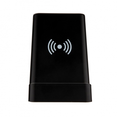 Logo trade promotional merchandise image of: Light up logo 5W wireless charging pen holder