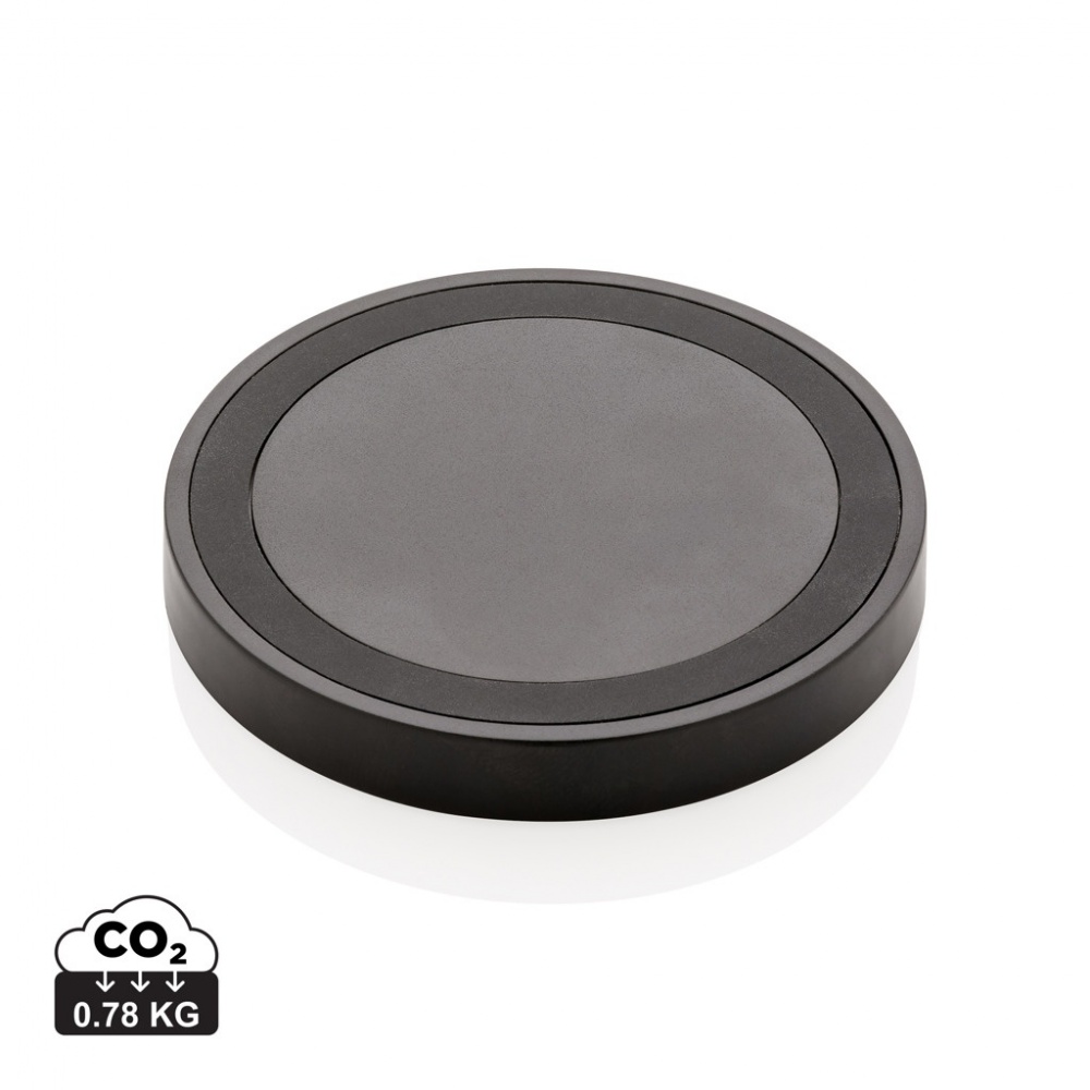 Logo trade promotional item photo of: 5W wireless charging pad round