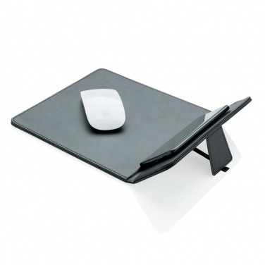 Logo trade promotional merchandise photo of: Mousepad with 5W wireless charging