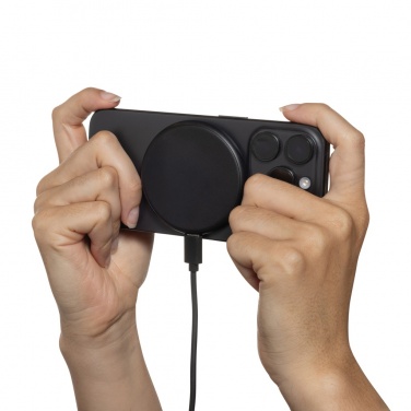 Logo trade advertising product photo of: Magnapad 15W RCS rplastic magnetic 3 in 1 charging pad