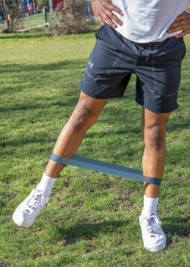 Logo trade promotional giveaway photo of: 4pc elastic fitness bands in pouch