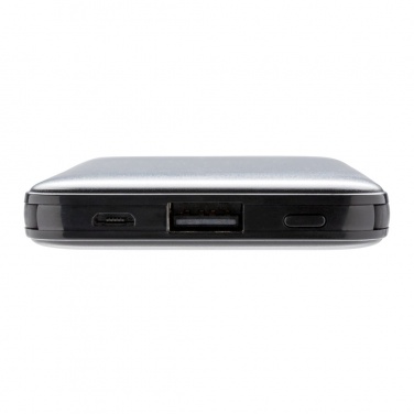 Logo trade corporate gifts picture of: 5.000 mAh Pocket Powerbank with integrated cables