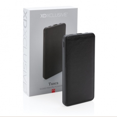 Logotrade corporate gift image of: Tusca 10.000 mAh PU powerbank