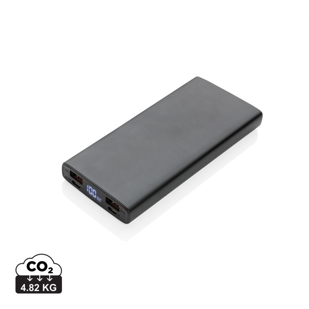 Logotrade promotional merchandise image of: Aluminium 18W 10.000 mAh PD Powerbank