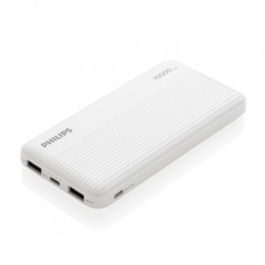 Logotrade promotional items photo of: Philips 10.000 mAh slim powerbank