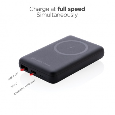 Logo trade advertising products image of: Urban Vitamin Los Altos RCS rplastic 5000mah powerbank