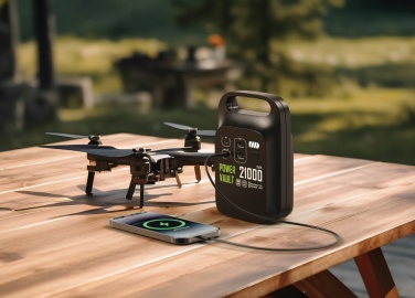 Logotrade corporate gift picture of: Power Vault RCS rplastic 21000 mAh portable power station