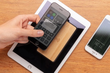 Logotrade promotional items photo of: RCS recycled plastic 8000 mAh Wireless Powerbank