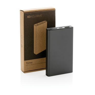 Logotrade advertising products photo of: Terra RCS recycled aluminium powerbank 5.000 mAh