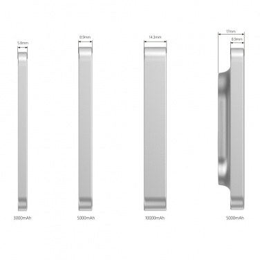 Logo trade promotional giveaways image of: Urban Vitamin Malibu RCS plastic/alu 5000 mah powerbank