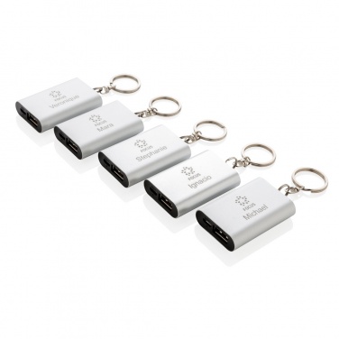 Logo trade promotional merchandise image of: 1.000 mAh keychain powerbank