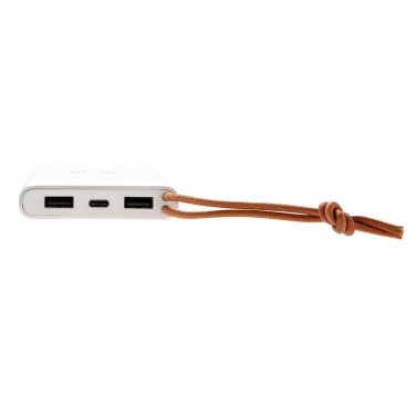 Logo trade promotional products image of: Aria 8.000 mAh 5W wireless charging powerbank