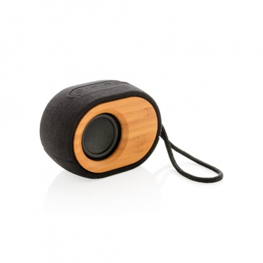 Logo trade promotional merchandise image of: Bamboo X  speaker