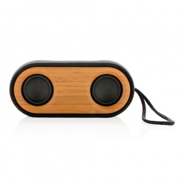 Logotrade promotional product picture of: Bamboo X double speaker