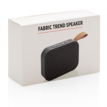 Logo trade advertising products image of: Fabric trend speaker
