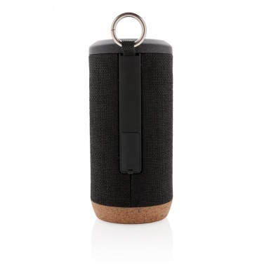 Logo trade corporate gifts image of: Baia 10W wireless speaker, cork