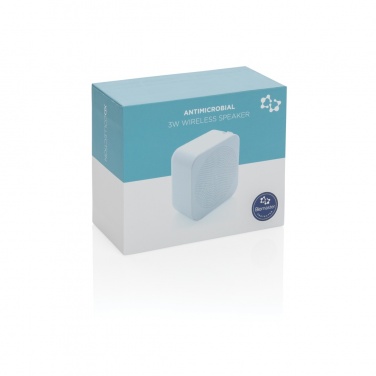 Logo trade promotional products image of: 3W antimicrobial wireless speaker
