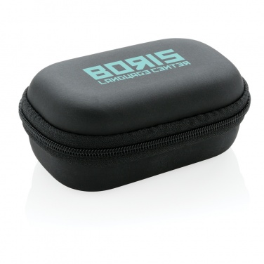 Logo trade promotional gifts image of: TWS sport earbuds in charging case
