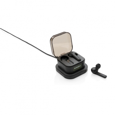 Logotrade advertising products photo of: TWS earbuds in wireless charging case