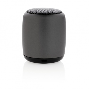 Logo trade promotional gifts image of: Mini aluminium wireless speaker