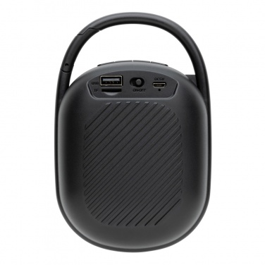 Logotrade promotional products photo of: RCS recycled plastic Lightboom 5W Clip speaker