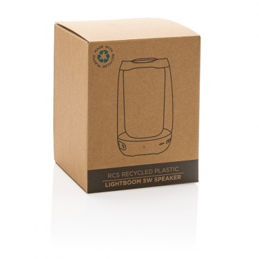 Logotrade corporate gift picture of: RCS recycled plastic Lightboom 5W speaker