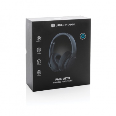 Logo trade promotional merchandise photo of: Urban Vitamin Palo Alto RCS rplastic headphone