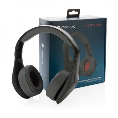 Logo trade corporate gifts image of: Motorola MOTO XT500 wireless over ear headphone