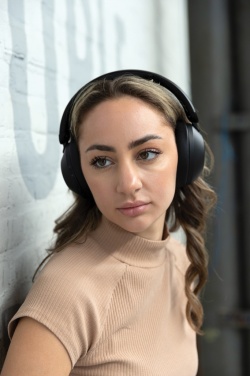 Logo trade advertising products picture of: Urban Vitamin Cupertino RCS rplastic ANC headphone