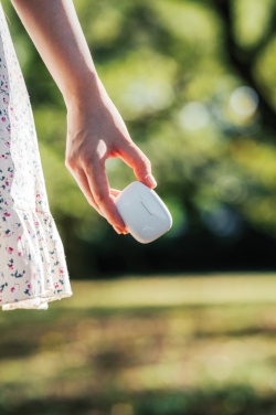 Logo trade advertising product photo of: RCS recycled plastic Liberty Pro wireless earbuds