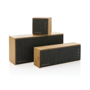 Logo trade promotional items image of: Wynn 10W bamboo wireless speaker
